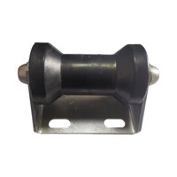 Magideal - Rodillo De Remolque De Barco De 5 Pulgadas, Soporte De Anclaje Marino, Soporte De Rodillo De Anclaje De Proa, Rodillo De Goma, Para Piezas De Repuesto