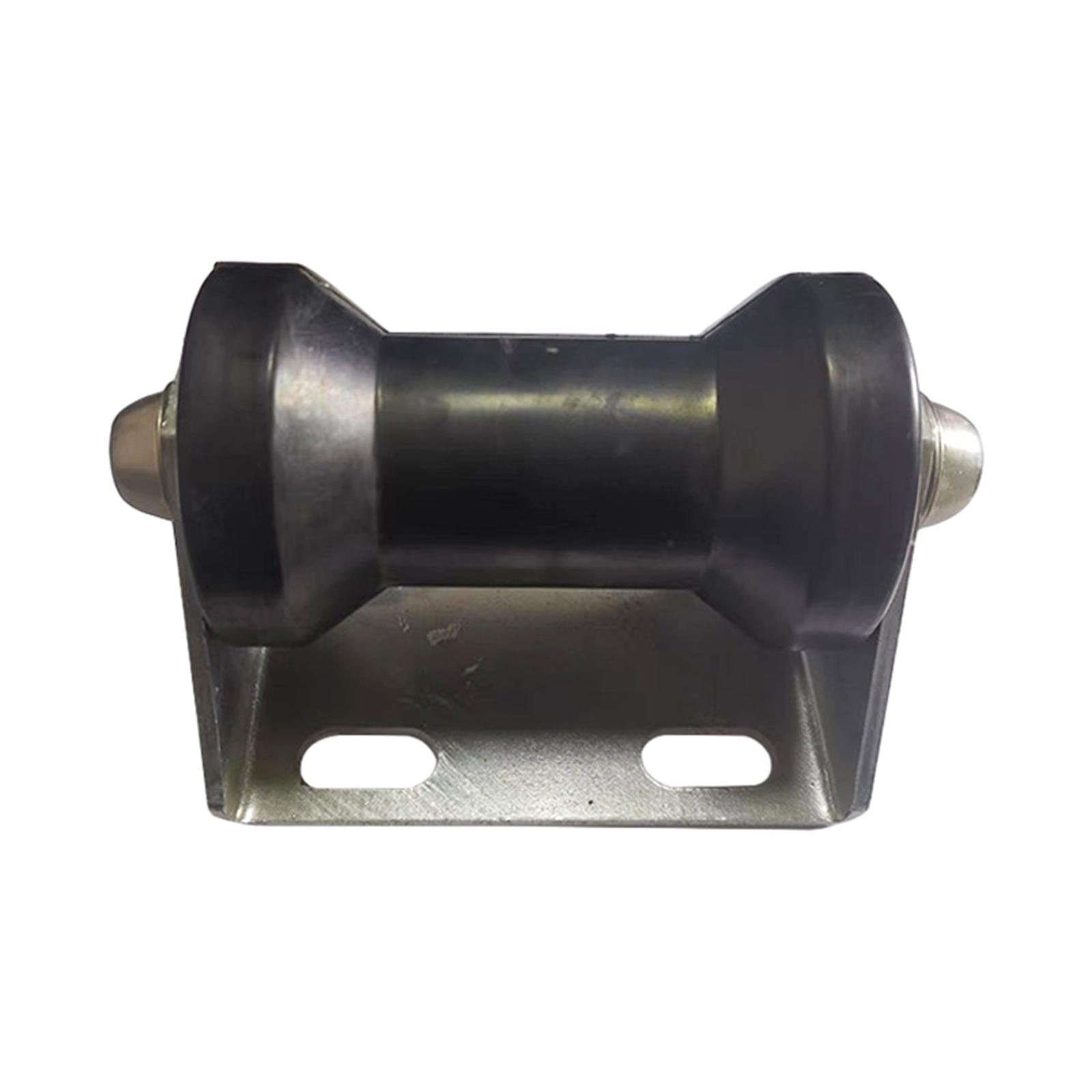 Magideal - Rodillo De Remolque De Barco De 5 Pulgadas, Soporte De Anclaje Marino, Soporte De Rodillo De Anclaje De Proa, Rodillo De Goma, Para Piezas De Repuesto