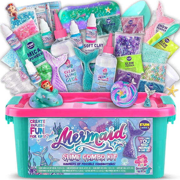 Kit para hacer limo FUN KIDZ Mermaid para niñas de 8 a 12 años