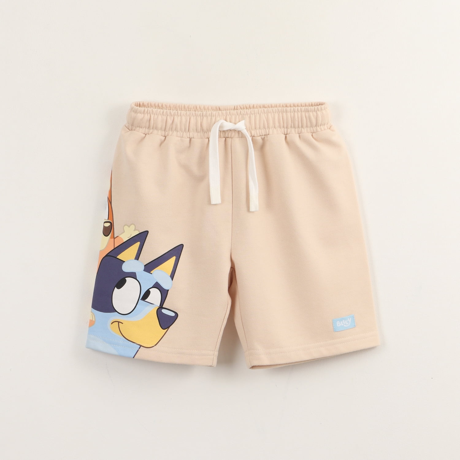 Short Cordón Niño Beige Friends Bluey