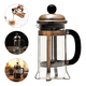 thumbnail image 3 of Cafetera Prensa Francesa Biancci De 350 Ml En Bronce Bronce 350ml, 3 of 7