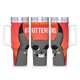 thumbnail image 1 of Exploding Kittens Vaso aislado de acero inoxidable con asa, diseño temático, regalo para familia, amigos y fans; incluye pajita y encaja en el portavasos estándar, 40 oz, 1 of 6
