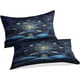 thumbnail image 3 of Juego De Funda Nórdica Astrolabe Con Estampado 3d Doce Signos Del Zodiaco Cierre De Cremallera Microfibra Suave 3 Piezas Para Niños Y Adolescentes, 3 of 3