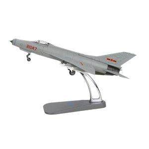 Magideal - Modelo Fundido A Presión J7 Fighter A Escala 1/12, Decoración De Mesa, Adorno De Avión De Recuerdo, Avión Para Sala De Estar, Oficina, Estantería Para