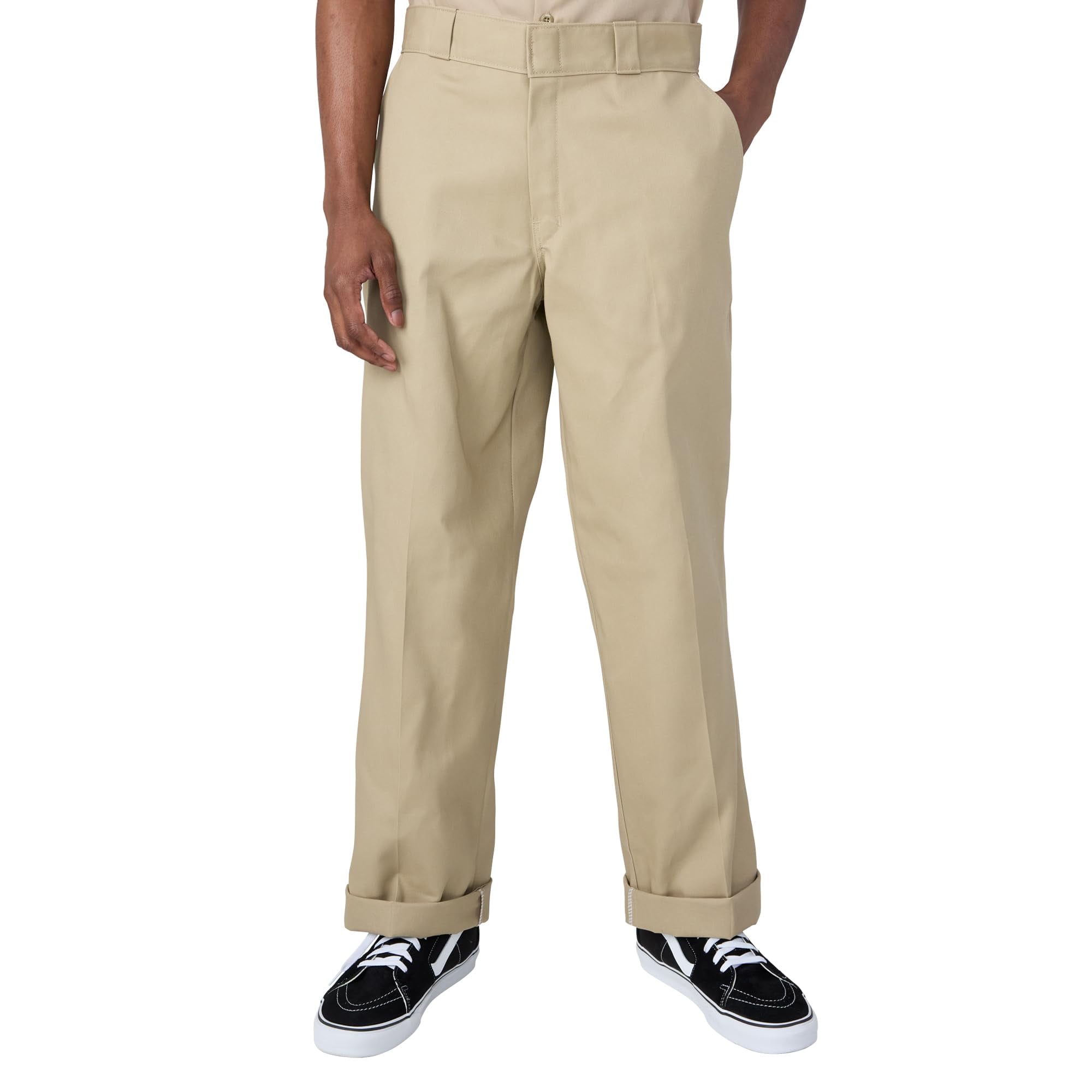 Pantalones De Trabajo Dickies Original 877, Holgados, Para Hombre, Color Caqui