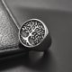 thumbnail image 3 of Anillo de Hombre Arbol de la Vida Silver Space Moda Xx, 3 of 3