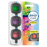 Ambientador De Coche Febreze, Antiolor, Clip De Ventilación, 3 Unidades