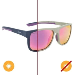 Delsol - Solize, Lo Tienes - Gris Claro A Morado De Para Unisex - Gafas De Sol