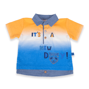 Polera Bebe Niño Naranjo Pillin