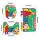 thumbnail image 3 of Caillou Juego de 3 alfombras de baño de coral fleece: tapete de baño + alfombra de inodoro en forma de U + funda de tapa de inodoro en forma de O, 3 of 6