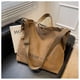 thumbnail image 3 of Bolso de lona UICIOP para mujer, casual, bandolera, café, 3 of 7
