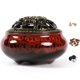 thumbnail image 1 of Quemador de incienso LamDawn Ceramic con soporte para varillas de incienso rojo, 1 of 6