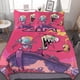 thumbnail image 1 of Juego de ropa de cama de 3 piezas de Invader Zim. Edredones cómodos y suaves para la decoración del dormitorio. Regalo ideal. Incluye 1 funda nórdica y 2 fundas de almohada., 1 of 3