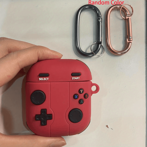 New Arrival Cool Earphone Case For Boys Retro Game Console Gamepad Design Protector Cover With Keychain Silicone Earphone Case For Airpods Pro 2 For Airpods 3 2 1, Good Quality And Durable Earphone