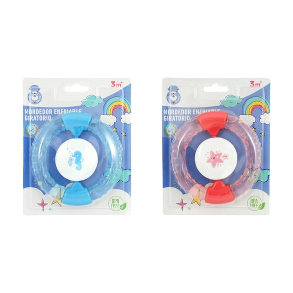 Mordedor enfriable circular, color surtido, 1 un