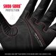 thumbnail image 2 of Guantes de bateo Franklin Sports Shok-Sorb X Black Adult XL, 2 of 6