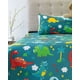 thumbnail image 2 of Cubrecama Quilt Primavera Verano Verde Dinosaurio Plaza Y Media, 2 of 4