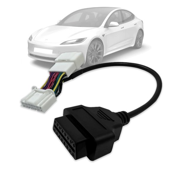 Adaptador OBD2 VZG para Tesla de 20 pines a 16 pines
