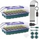 thumbnail image 1 of Charola para germinar semillas Sondiko con luz de cultivo, 80 celdas con domo, paquete de 2, 1 of 7