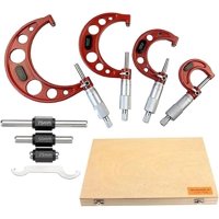 Genérica - Juego De Micrometro Exterior Con Tope De Trinquete Estandar