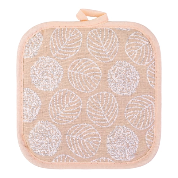REGALWOVEN Soportes para ollas, salvamanteles resistentes al calor, almohadillas antideslizantes para encimeras, soportes para ollas de horno para cocina, horneado y barbacoa rosa 6 piezas