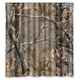 thumbnail image 1 of Cortina de ducha Tanyhouse con diseño de camuflaje Realtree, con ganchos, tamaño 66 x 72 pulgadas, 1 of 3