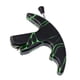 thumbnail image 3 of Tiro Con Arco Ayuda De Lanzamiento Arcos Compuestos Herramienta De Tiro Pulgar Estilo Gatillo Verde, 3 of 4