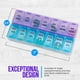 thumbnail image 4 of Organizador Semanal de Pastillas MEDca, 2 Veces al Día, 1 Organizador de Pastillas, Plástico - Multicolor, 4 of 9