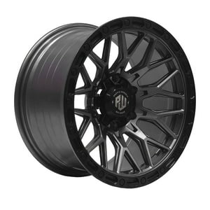 Pw Off Road - Set 4 Llantas 17X9 6X139 Et0 Wolf Mg-Lmb-Br