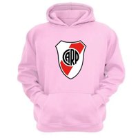 Genérico - Polerón Canguro River Plate Rosa Talla L Unisex