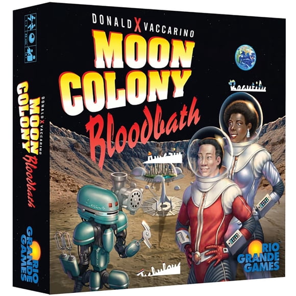 Juego de cartas de estrategia Rio Grande Moon Colony Bloodbath 14+