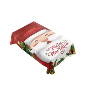 Genérico - Mantel De Navidad Fechas Navideñas 140X220Cm A04