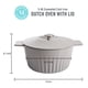thumbnail image 2 of Olla Holandesa Martha Stewart 4,7 L Gris de Hierro Fundido Esmaltado, 2 of 8