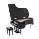 thumbnail image 4 of Instrumento Musical En Miniatura Modelo De Piano De Madera Para 1/8 Accesorio De Mu?ecas, 4 of 5