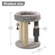 thumbnail image 4 of Cat Tree MECOOL 4 en 1 con rascador, cama, juguetes y cepillo, 4 of 8
