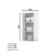 thumbnail image 3 of Mueble Cocina Aéreo 1 Puerta Americana Blanco Home Mobili, 3 of 3