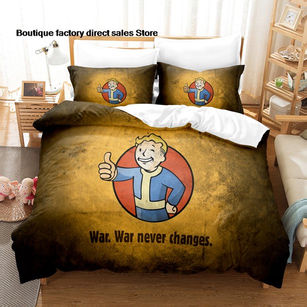 Fallout Vault 33 Bedding Set Single Twin Full Queen King Size Bed Set Adult Kid Bedroom Duvetcover Sets parure de lit BedBed Sheets