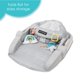 thumbnail image 4 of Asiento de suelo para bebés de verano para bebés que aprenden a sentarse en 2 posiciones, color gris, 4 of 5