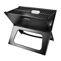 Genérico - Barbacoa Portátil Plegable - Doble Capa, Segura Para Jardín