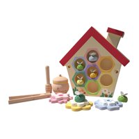 Magideal - Juguetes De Abejas De Madera, Rompecabezas De Madera, Juguetes Para Clasificar Y Apilar Abejas, Juego De Colmena Para Niñas, Niños De 3 Años, Regalos