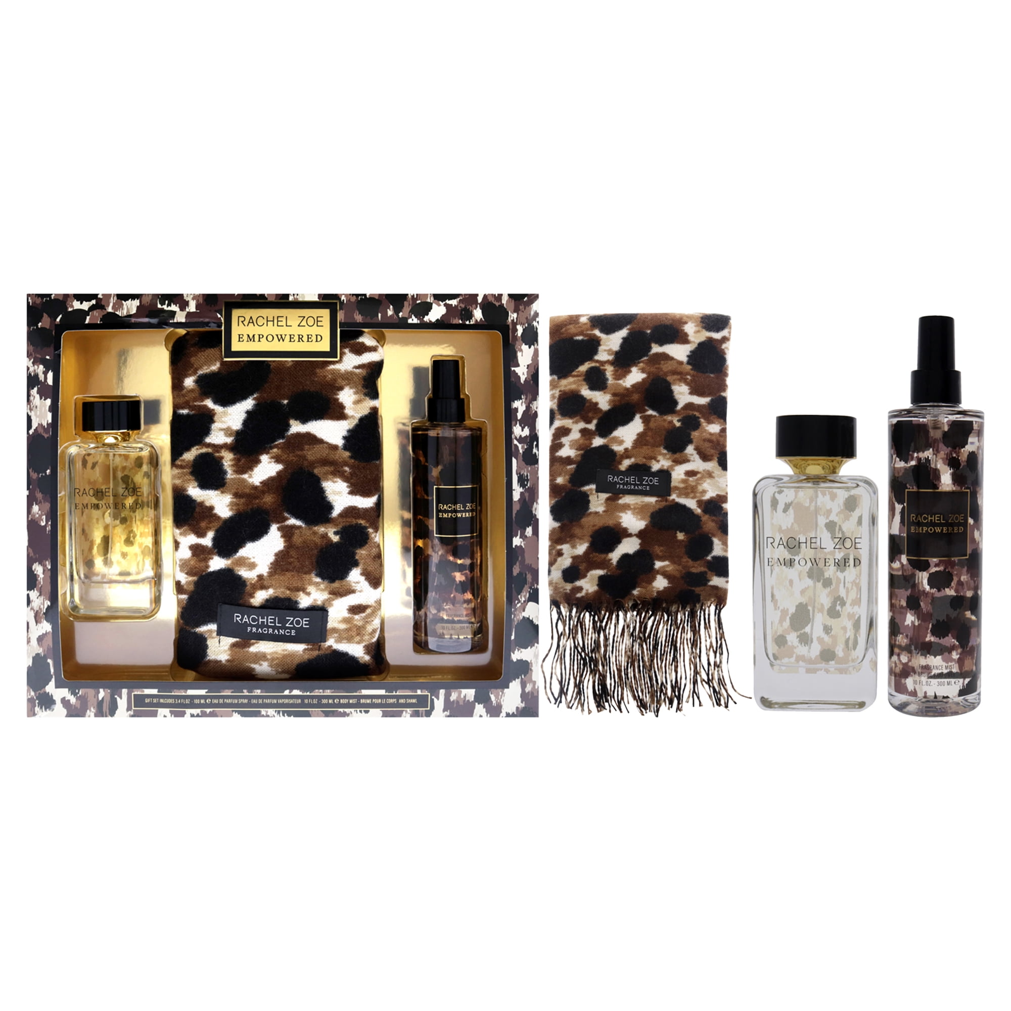 Rachel Zoe - Empoderado Por Para Mujer - Set De Regalo Edp Spray, Bruma Corporal, Bufanda