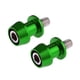thumbnail image 5 of 2 unids 8 mm universal de la motocicleta cnc brazo oscilante carretes deslizante verde, 5 of 5