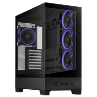 Gabinete Gamer Asus A31 Plus, Mid Tower, Vidrio Templado, Incluye 4 Ventiladores Argb, Negro