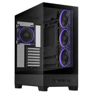 Gabinete Gamer Asus A31 Plus, Mid Tower, Vidrio Templado, Incluye 4 Ventiladores Argb, Negro