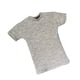 thumbnail image 1 of 1/6 Camiseta Corta Gris Suelta Con Cuello Redondo Para Figura De Acción Masculina De 12 Pulgadas, 1 of 3