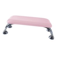 Magideal - Reposabrazos Para Manicura, Reposabrazos Para Uñas, Cojín De Mano Profesional, Reposamanos Para Uñas De Pu, Imprescindible Para Uso De Técnicos De Uña Rosa Y Plata