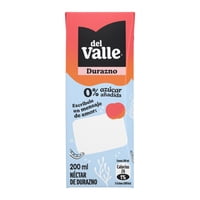 Néctar Durazno 0% Azúcar Añadida Caja 200 Ml Del Valle