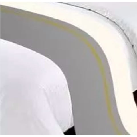 Genérico - Pieceras Para Cama Decorativa 60X200 Cm + 2 Fundas 45X45 Diseño 7 Color Gris