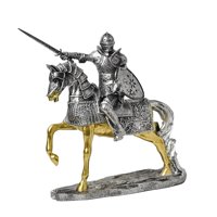 Magideal - Estatua De Caballero, Escultura Creativa, Artesanía Artística, Resina, Figura Decorativa, Adorno De Escritorio Para Sala De Estar, Oficina, Estantería