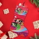 thumbnail image 4 of Las Chicas Superpoderosas Tema: Calcetines de Navidad, fino lino blanco para colgar en escaleras y chimenea, decoración navideña para el hogar, regalo de Navidad. 45cm × 32cm, 4 of 5